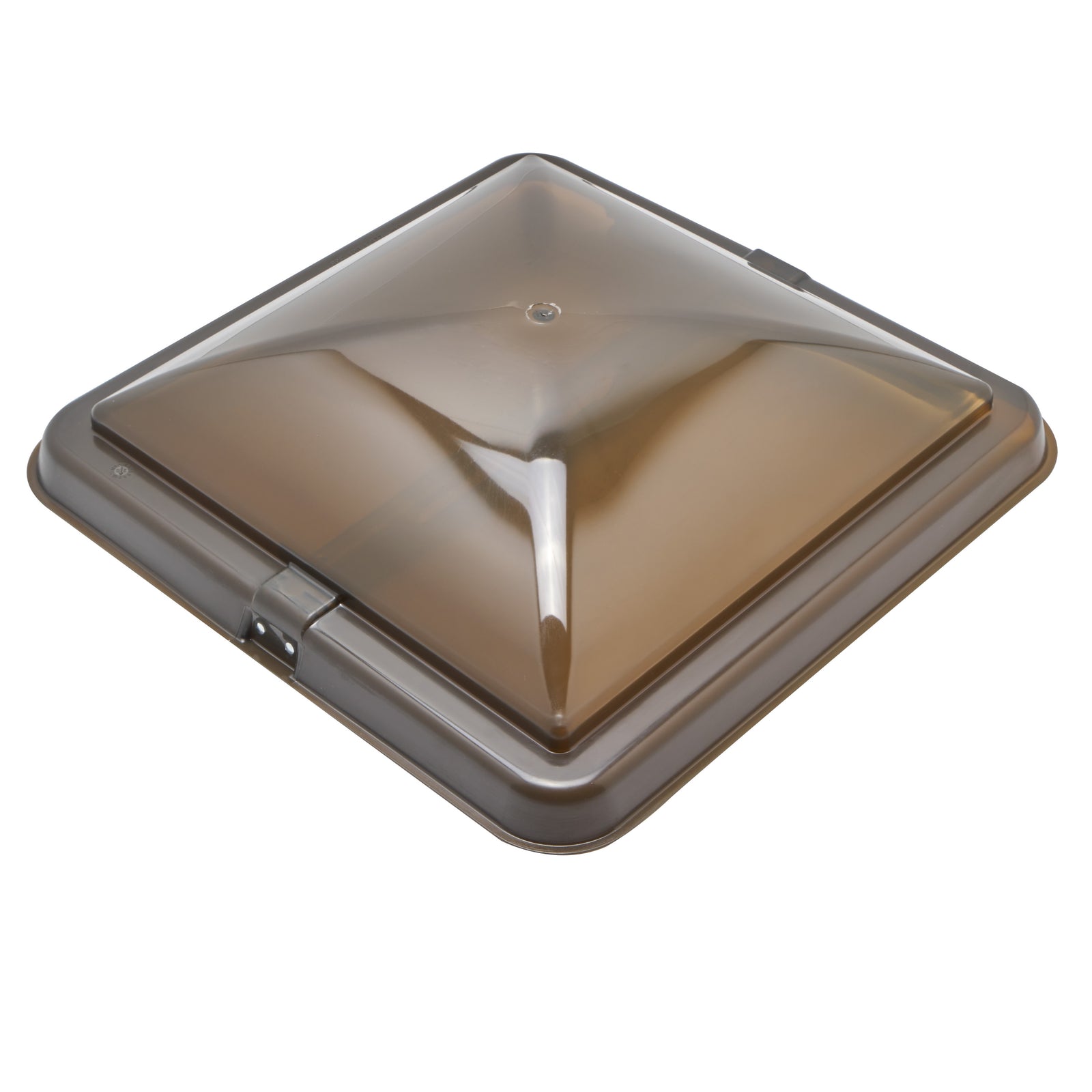 Ventline BV0554-03 Vent Cover 14" x 14" for Old Style Round Dome RV Roof Vents - Smoke