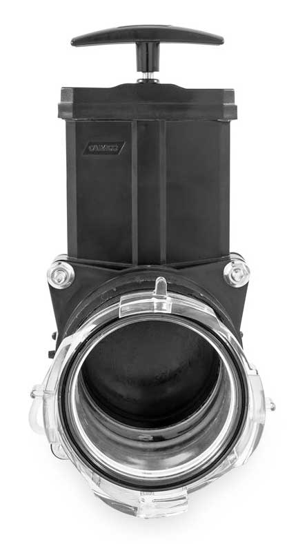 Camco 39051 Ready-to-Use Gate Valve with Built-In Clear Adapter