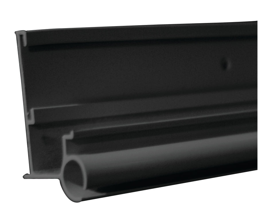 AP Products 021-56302-16 Aluminum Awning/Gutter Rail with Insert Slot - 16', Black (Pack of 5)