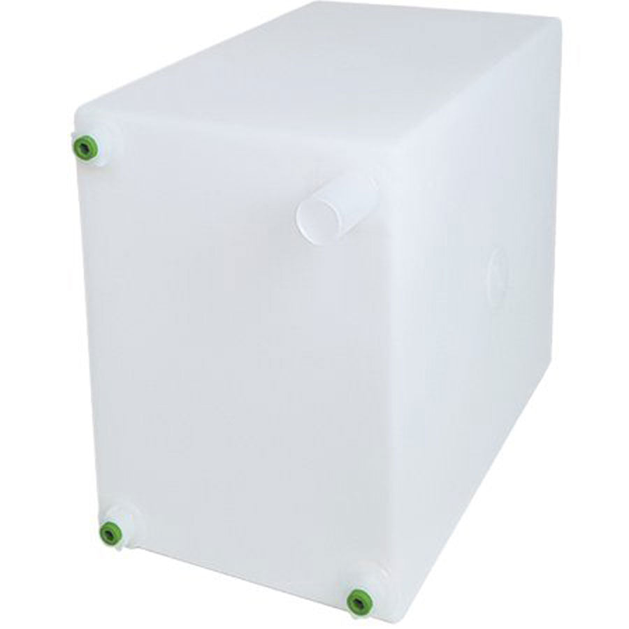 Icon 12728 Fresh Water Tank with 1/2" FTP and 1-1/4" Filler WT2464 - 17" x 14" x 10", 10 Gallon
