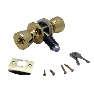 AP Products 013-220-SS Entrance Door Knob-Knob Lock Set - Stainless Steel