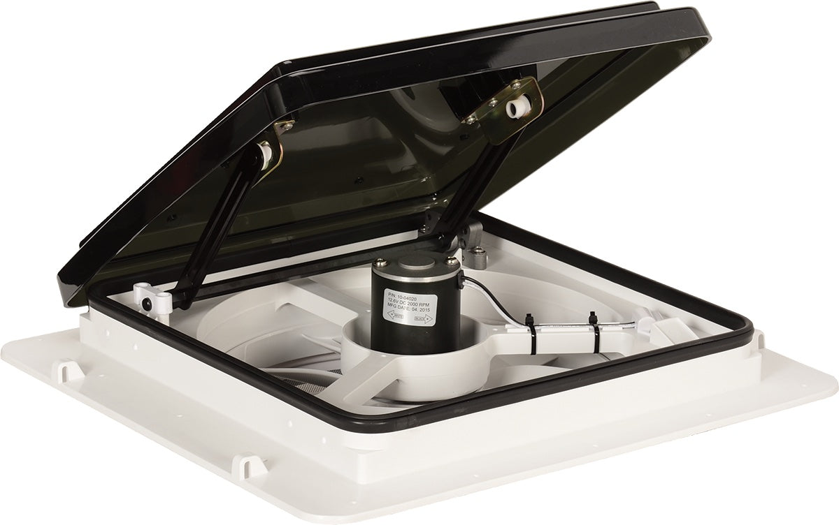 Maxxair 00-04050K Maxxfan Plus 12V Vent - 14" x 14", Smoke