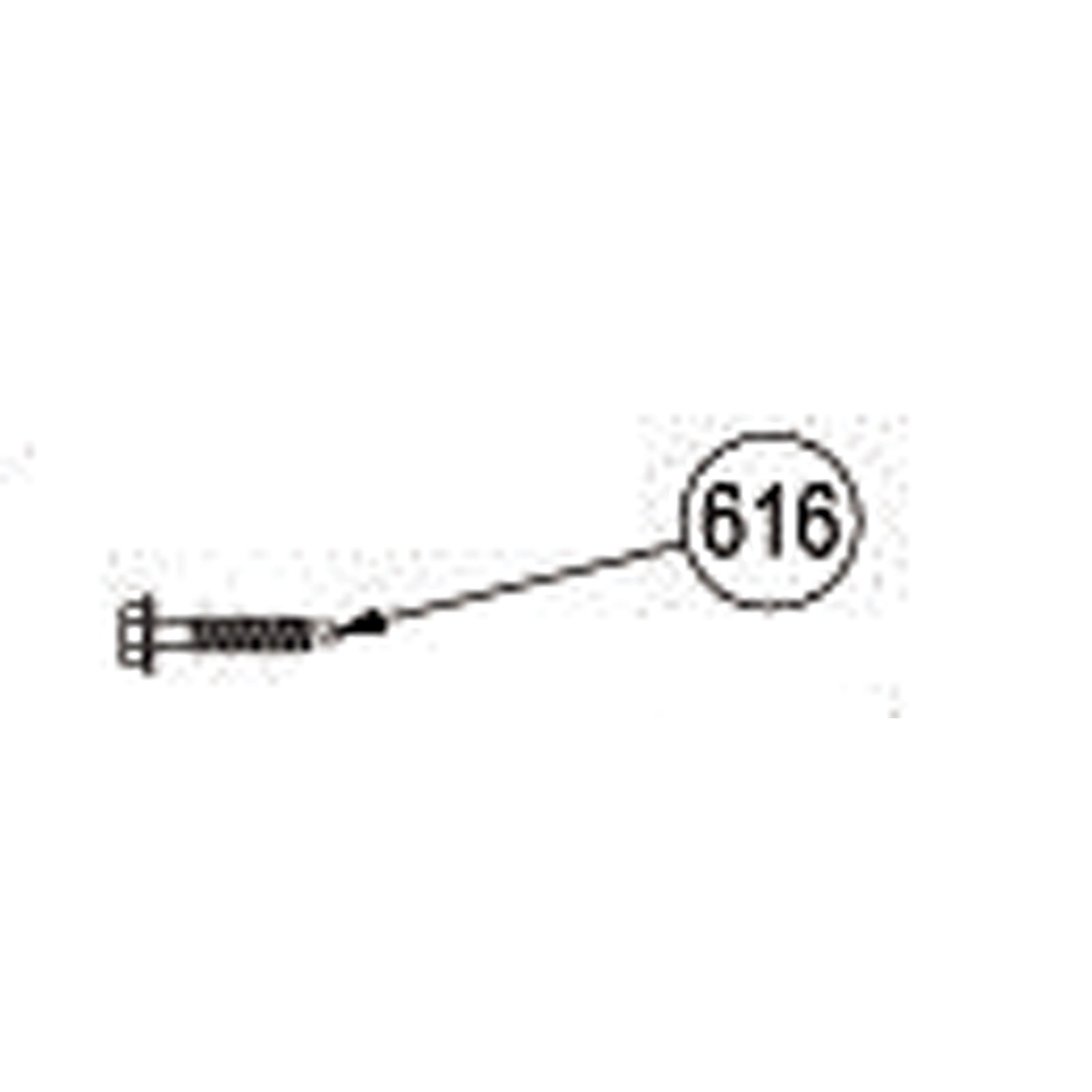 Dometic 3311579.002 Screw Hex HD 6-20X.44, 10PK