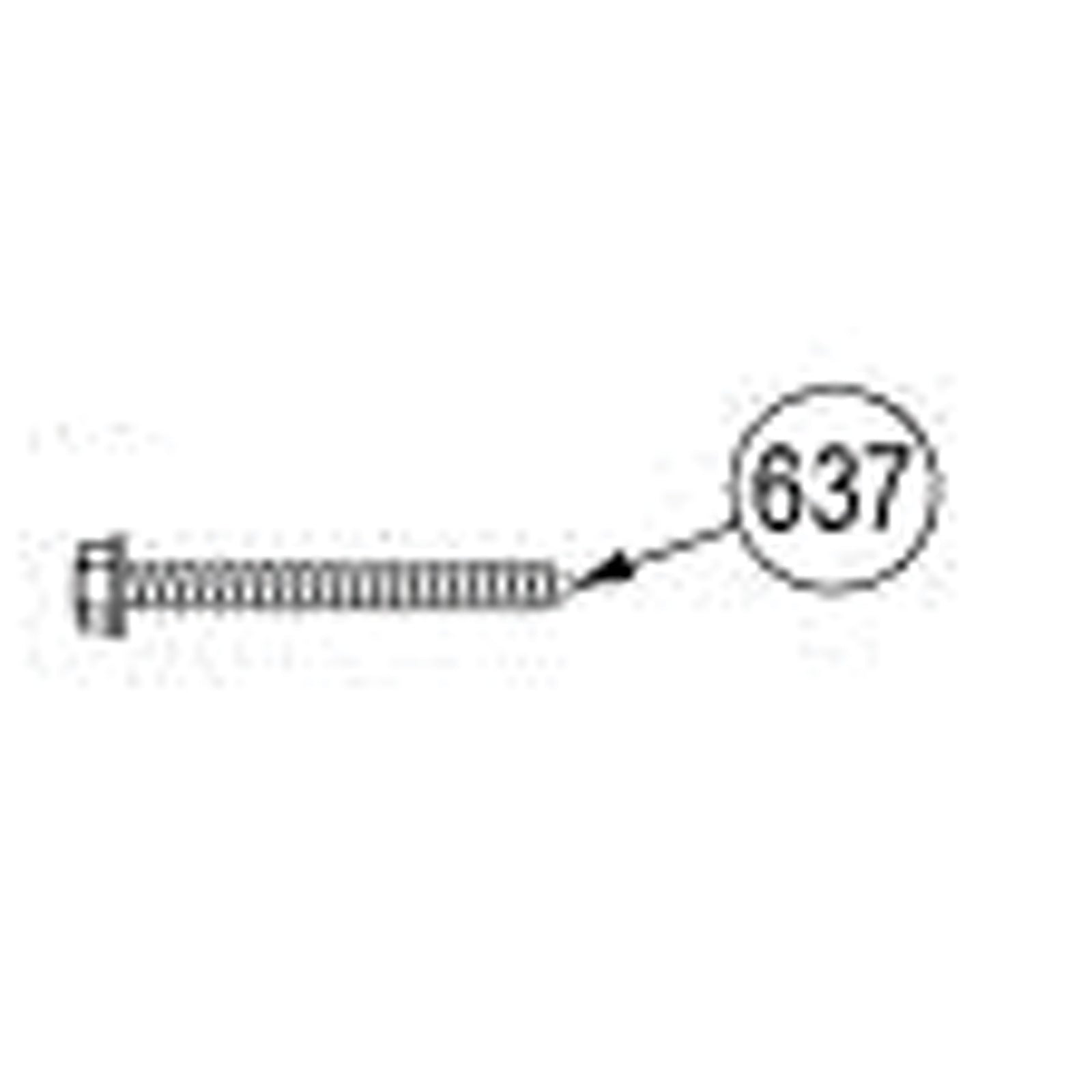 Dometic 3311579.009 Screw 14-10X2.5 10PK