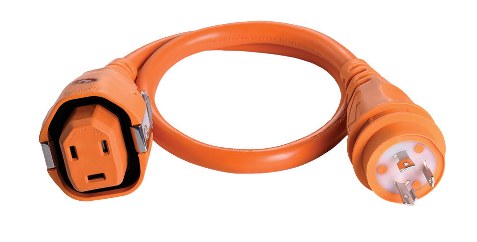 SmartPlug C30043 30 Amp Female Connector to 30 Amp Twist-Type Male Connector - 4'