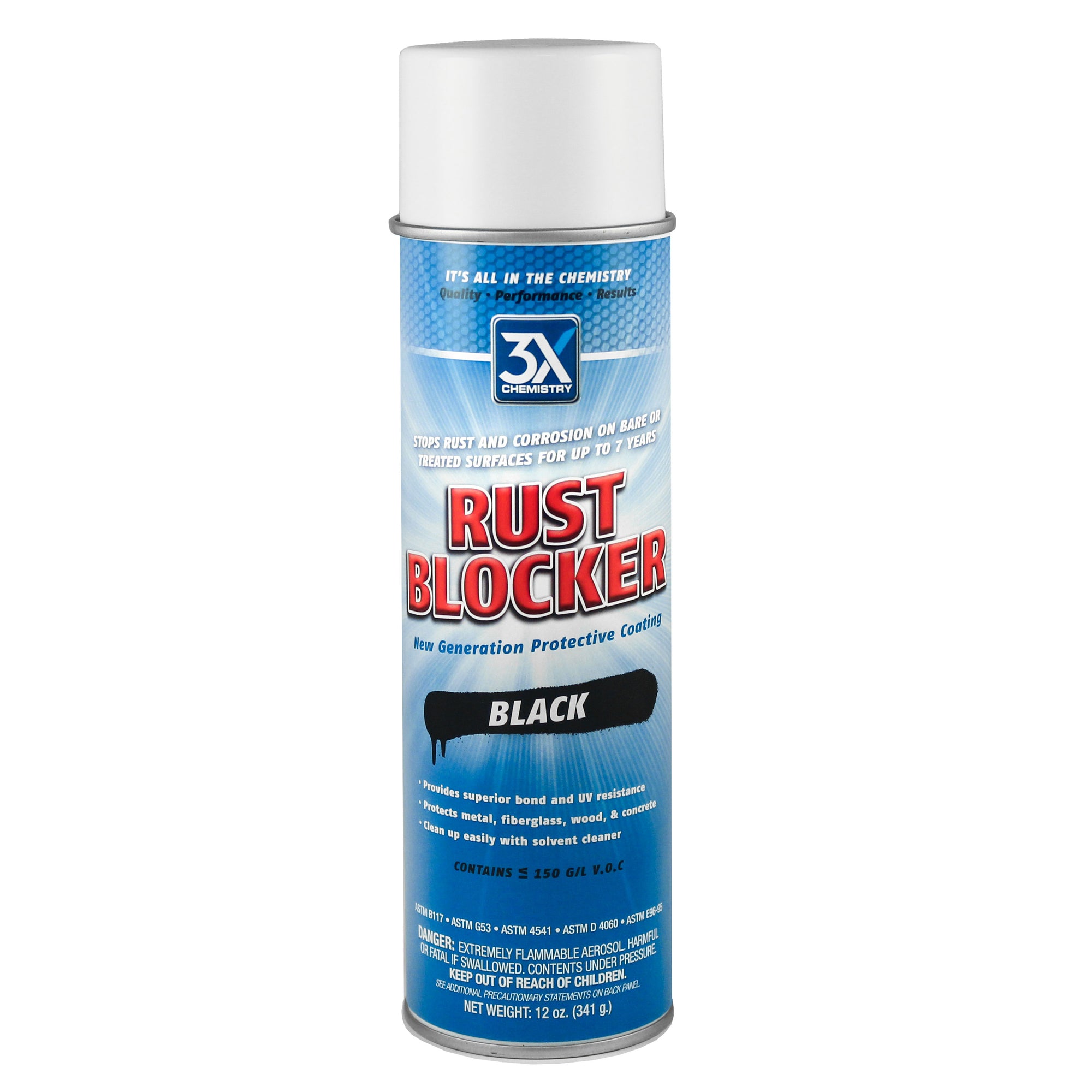 3X Chemistry 397 Rust Blocker All Surface Rust Inihibitor - 12 oz., Black