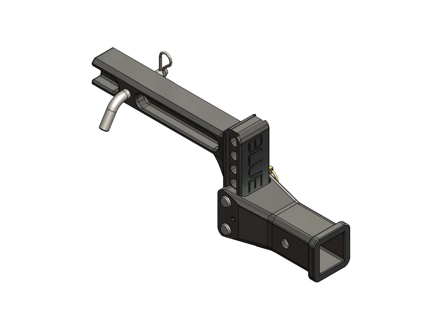 Blue Ox BX88379 4" Adjustable Rise/Drop Receiver, 10,000 lbs., 2" Receiver