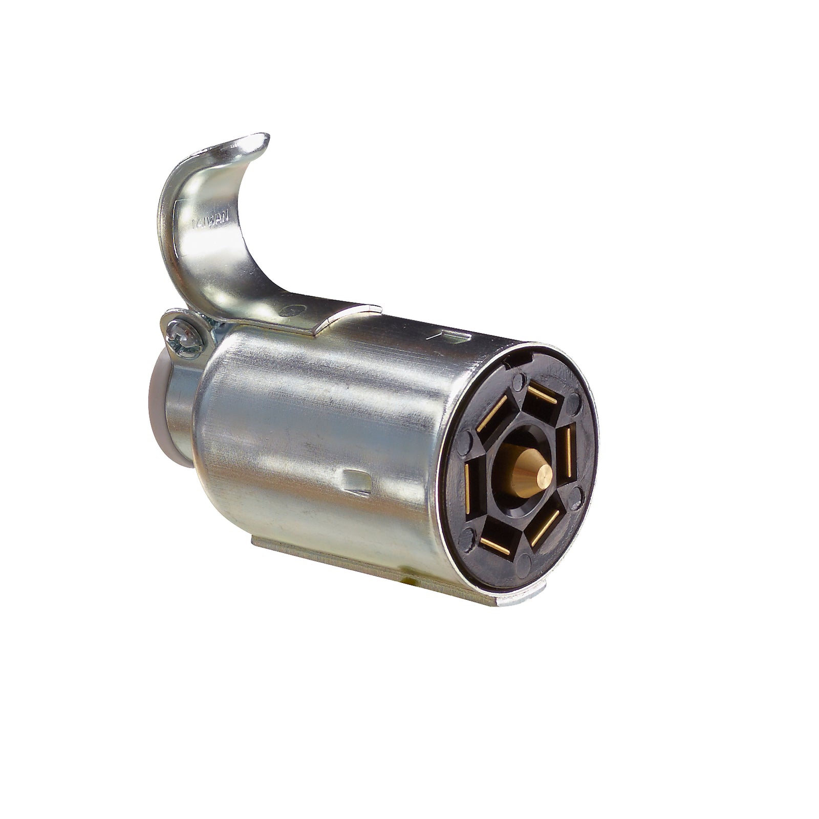 Rv Designer Collection P702 7-Way Rv Plug - Chrome Plated