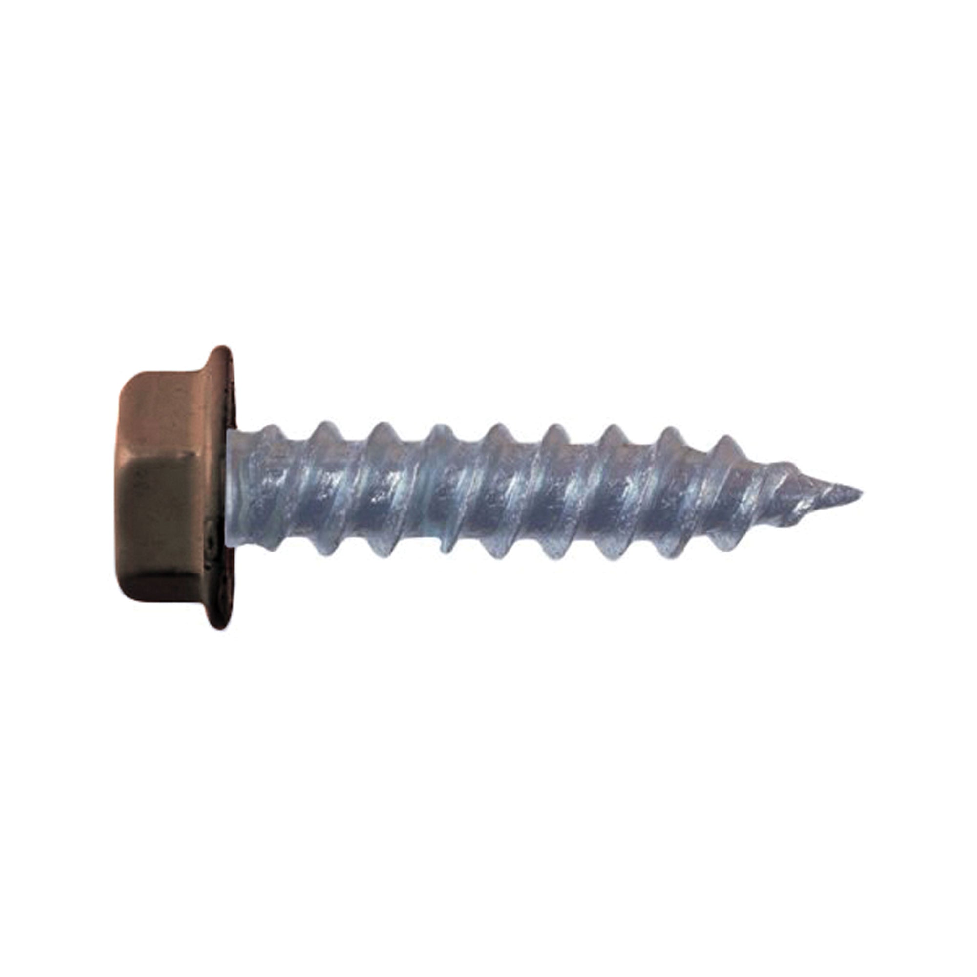 AP Products 012-TR50 BR 8 X 1-1/2 #8 Brown Hex Washer Head Screws, 1-1/2" / Pack of 50