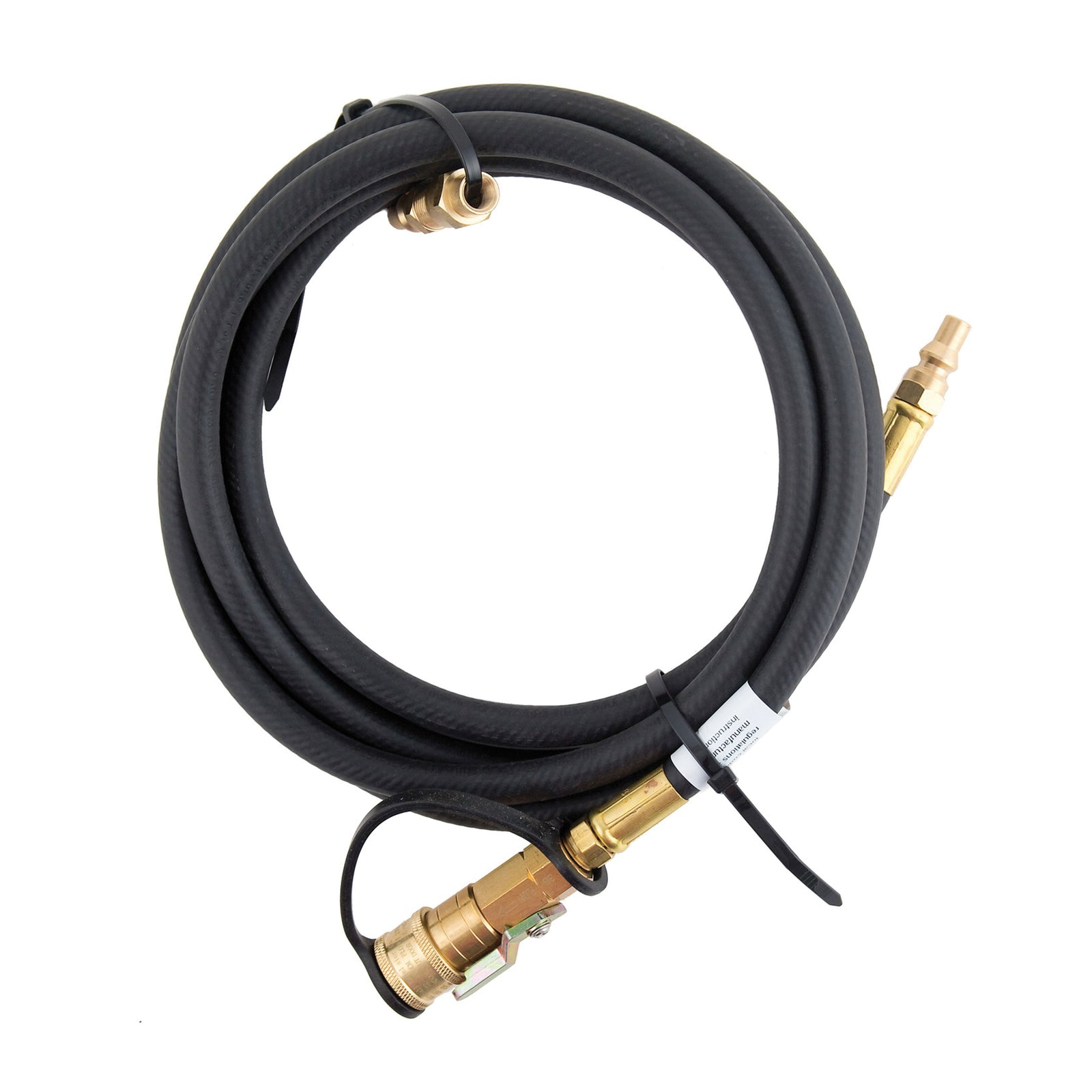 Marshall Excelsior ME36QP Portable Grill Conversion Kits for Weber Q - 10', 1/4" M. QD x 1/8" FNPT