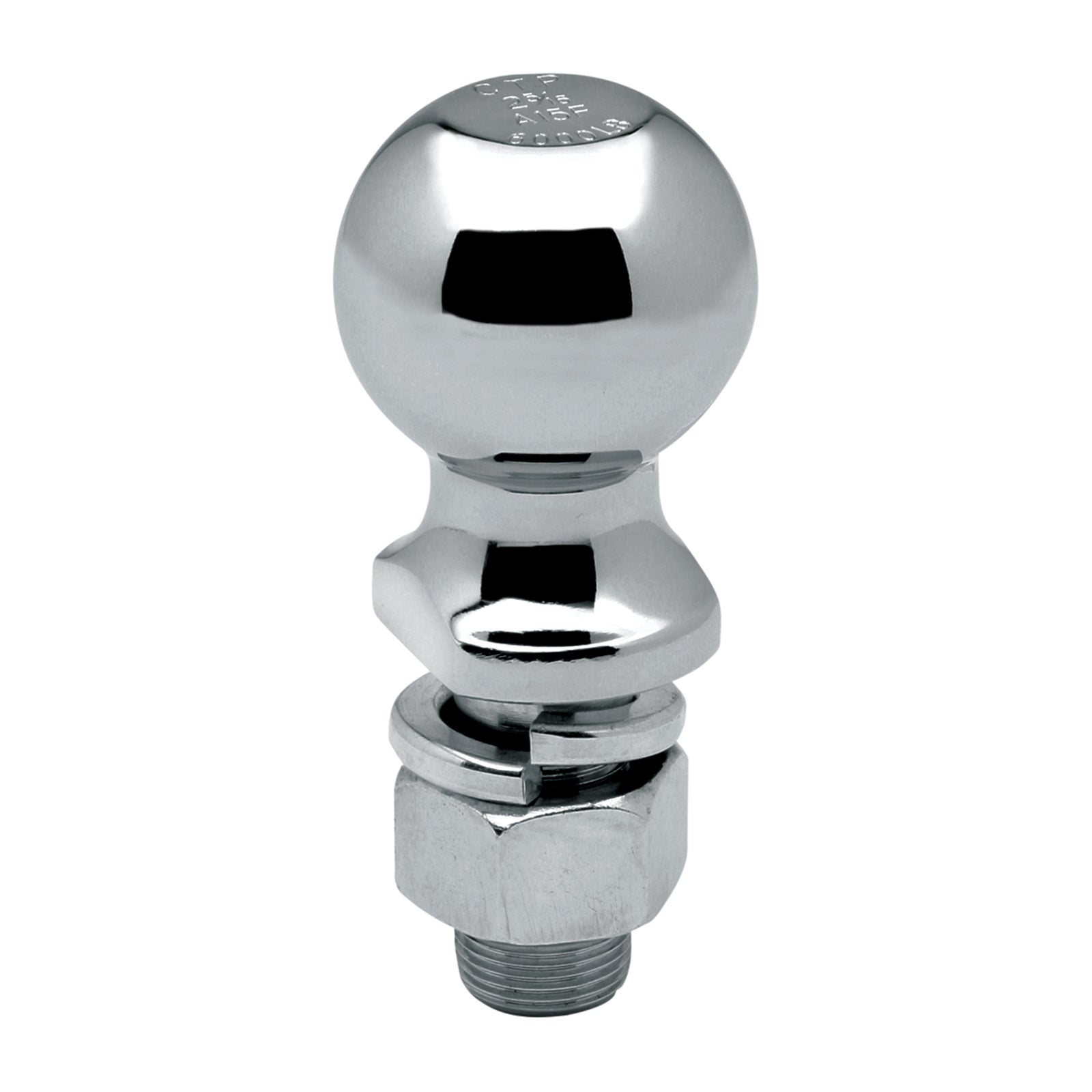 Reese 63847 Class IV Hitch Ball, Chrome - 2-5/16" Ball x 1" x 2-1/8", 7,500 lbs.
