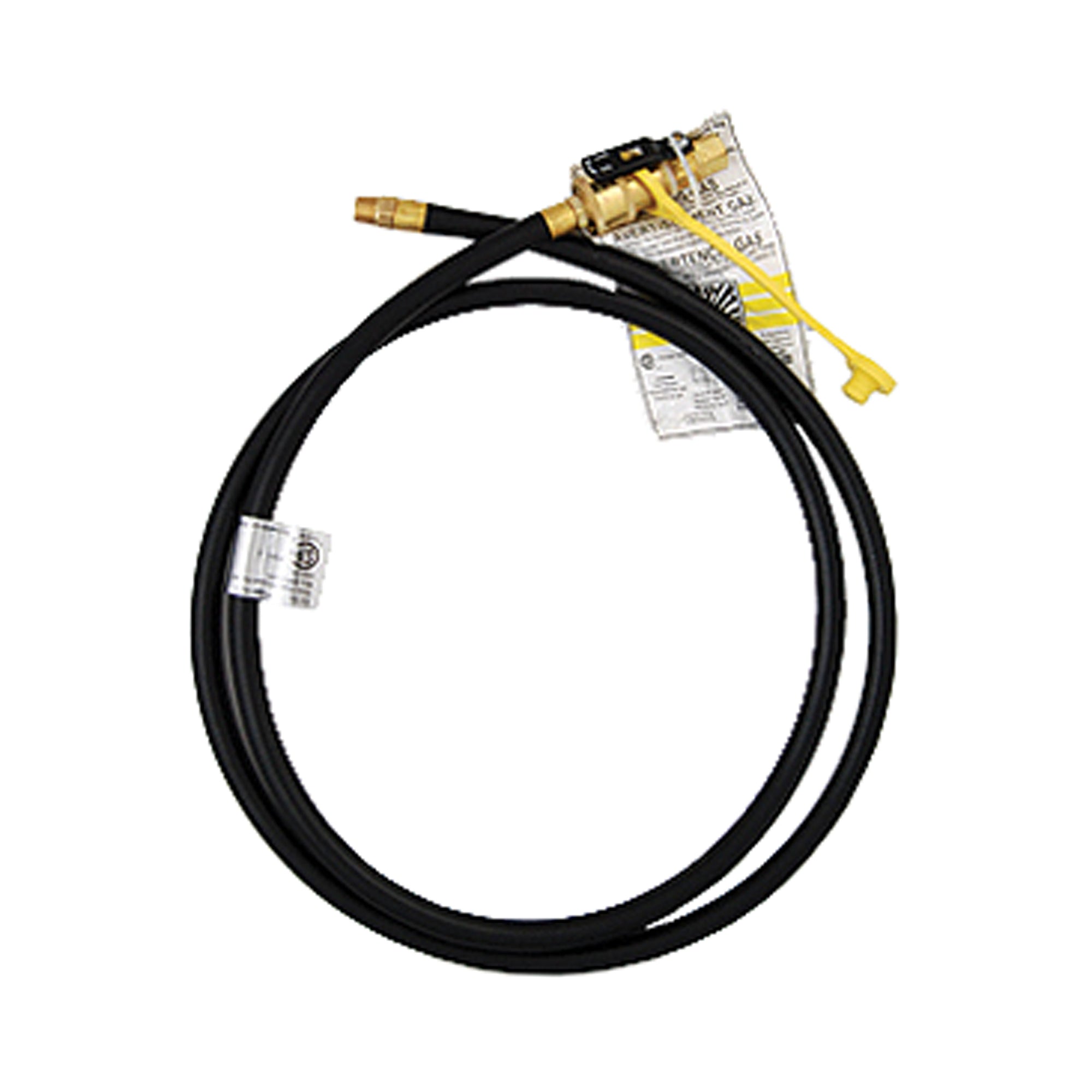 Marshall Excelsior MER14TCMQD6FS-72 High Pressure LP Hose with 0.25" ID QD Male Nipple x 0.375" FFS Connections - 72" Length