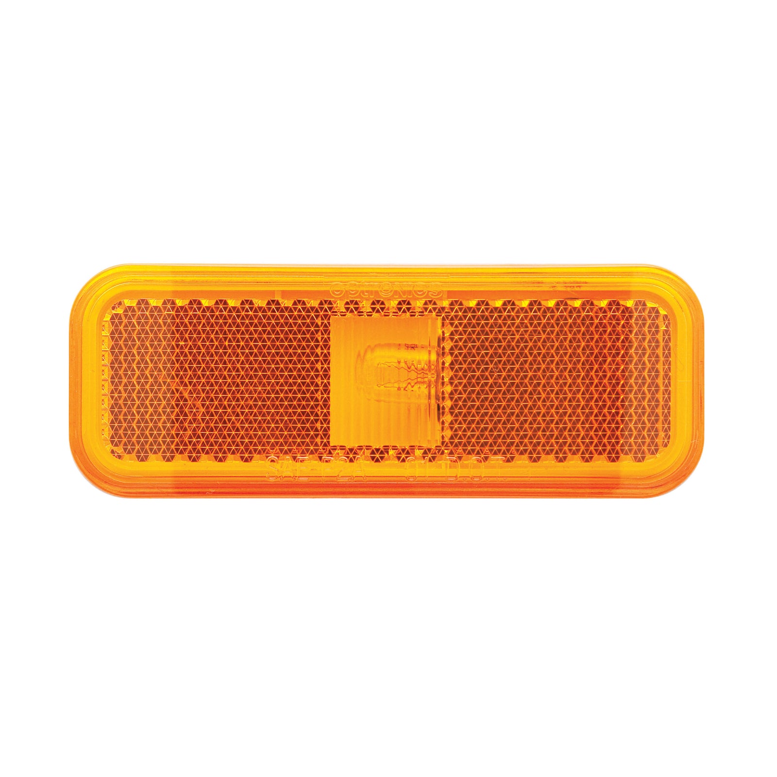 Optronics MC44AS Mark Light Rect 2Wire Amber