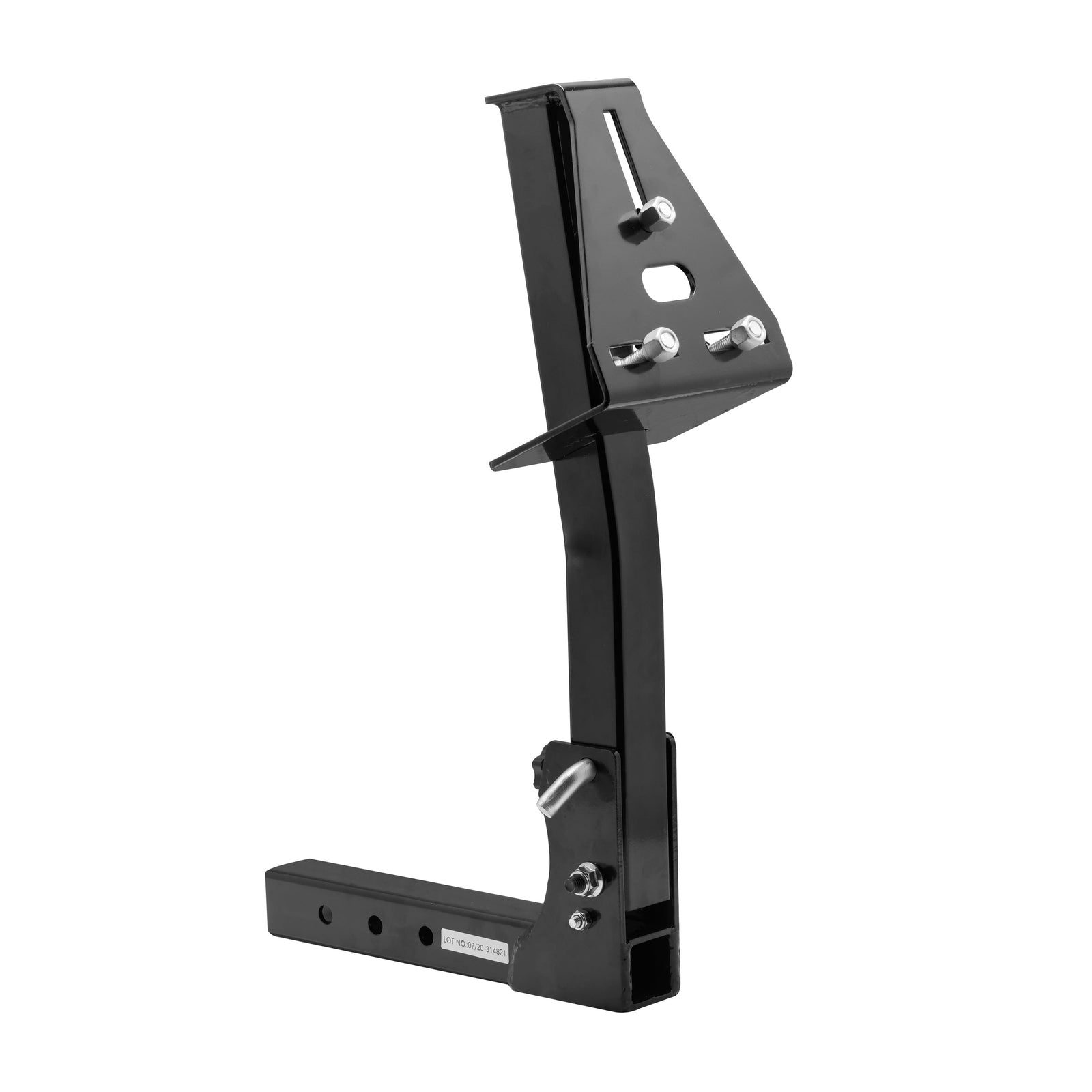 Extreme Max 5001.5831 Pivoting Fold Down Hitch Mount Spare Tire Carrier for 2" Receivers