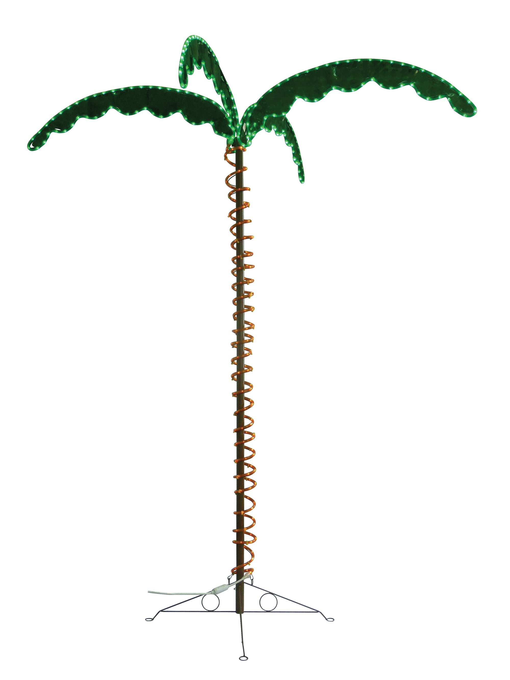 Ming's Mark 7070104 Green LongLife 12V Decorative Palm Tree Rope Light - 7'