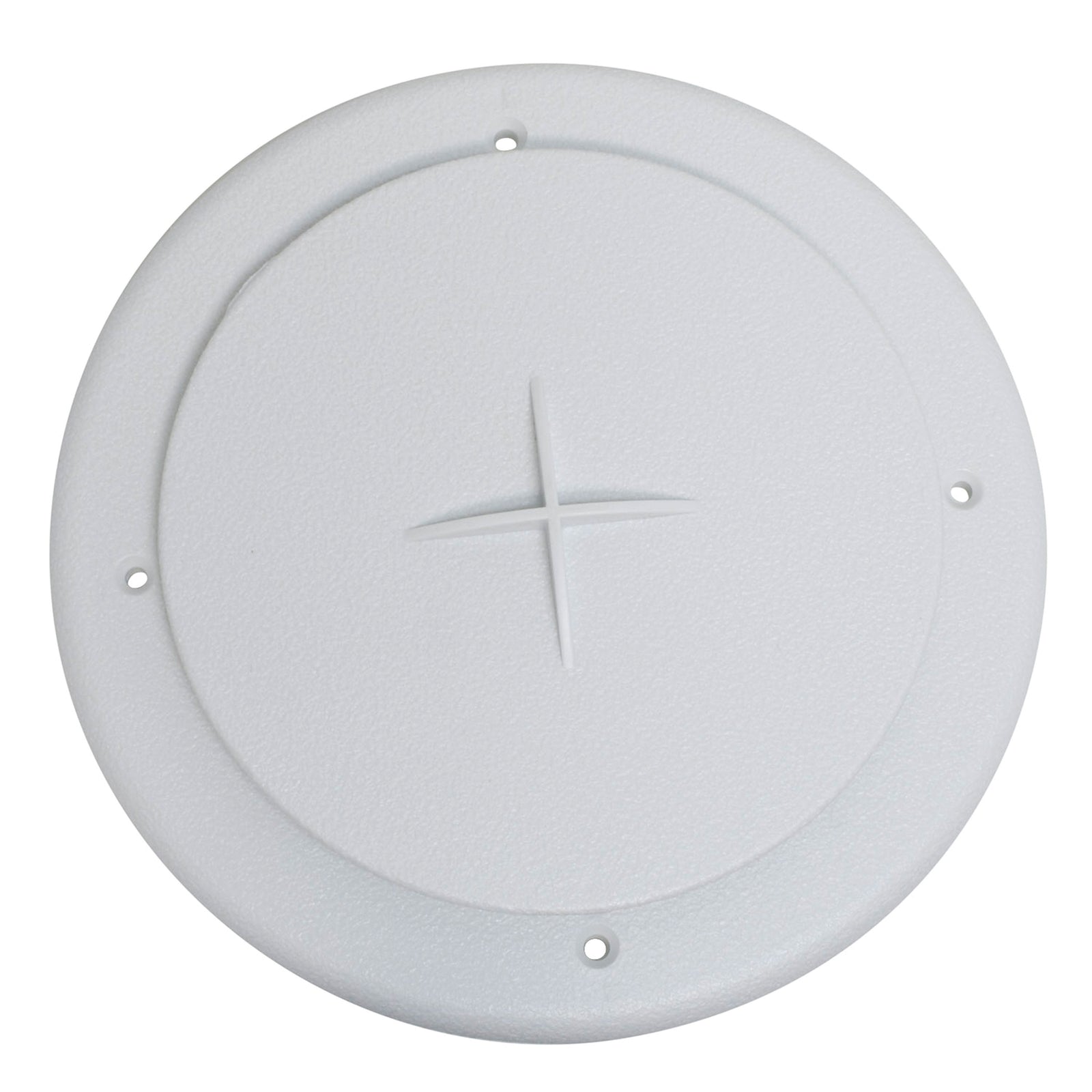 Valterra A10-3354VP Rotating/Dampered Heating and A/C Register - 4" ID x 7" OD, White