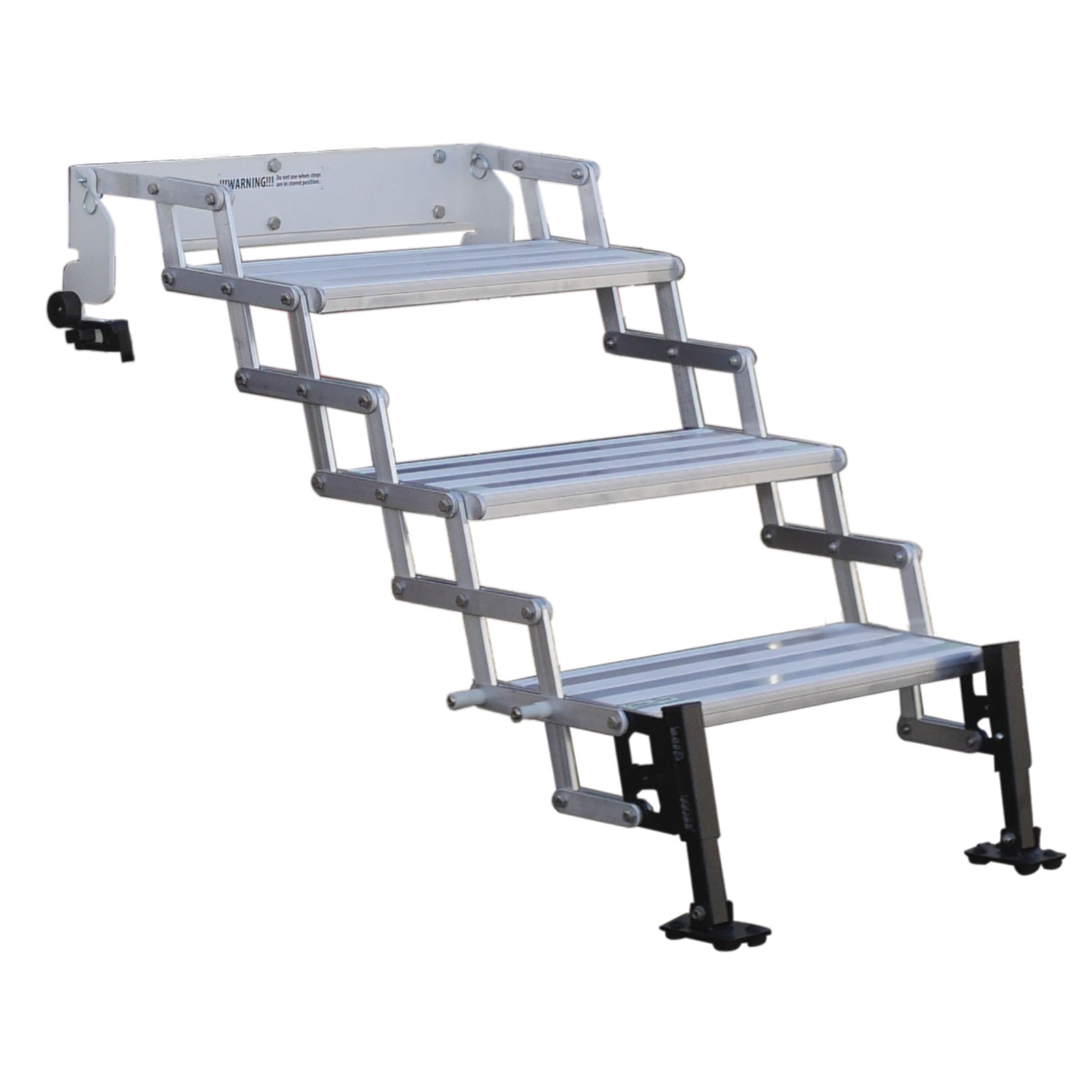 Torklift A7843 SMARTSTEP GlowStep Stow N' Go Step - 3 Step, White Bracket