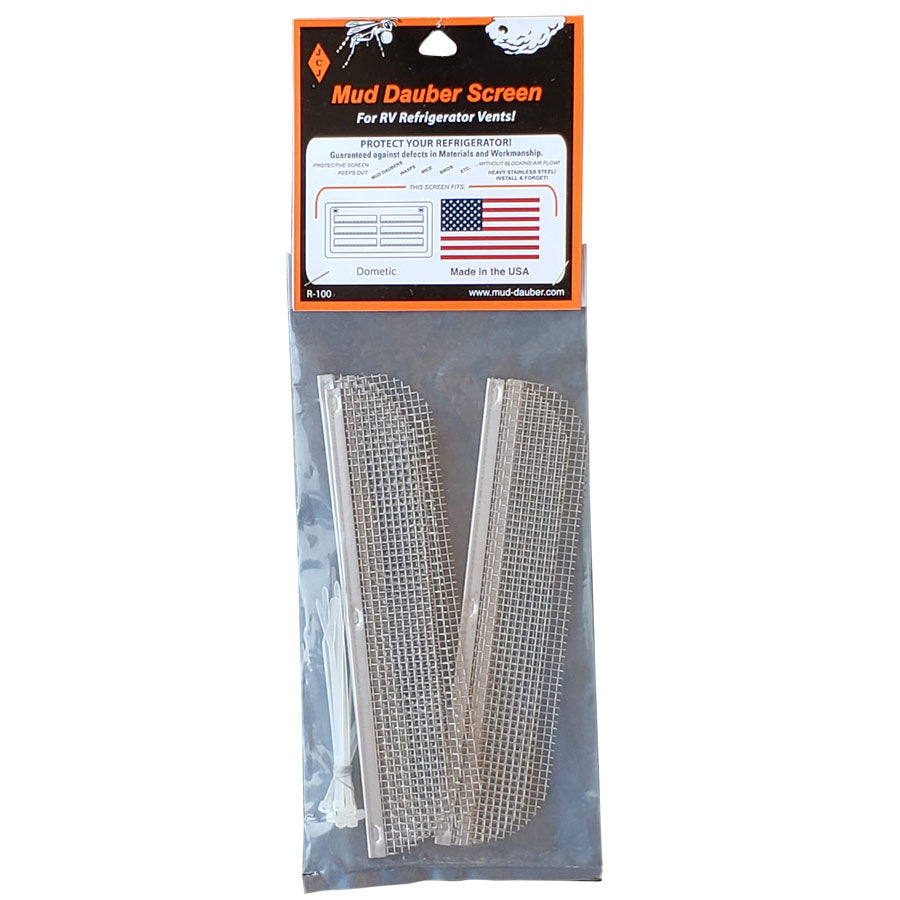 JCJ Enterprises R-100 Mud Dauber Screens for Dometic Refrigerators - 6 Pack