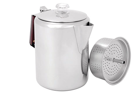 GSI Outdoors Glacier Stainless Steel Percolator - 3 Cup