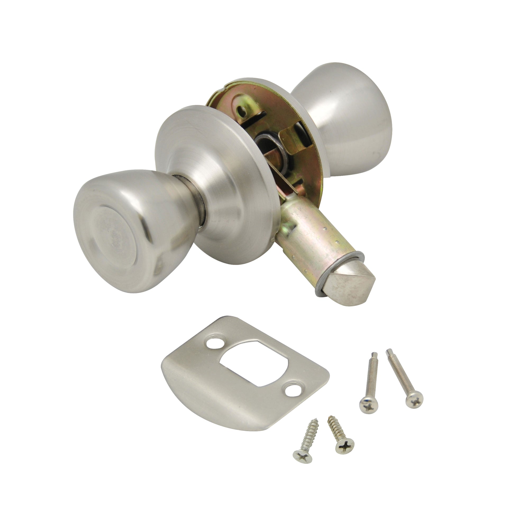 AP Products 013-203-SS Passage Door Knob, Stainless Steel