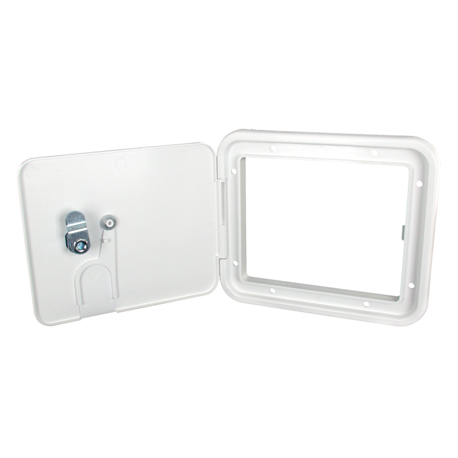 JR Products S7132-A Medium Electric Cable Hatch - Polar White