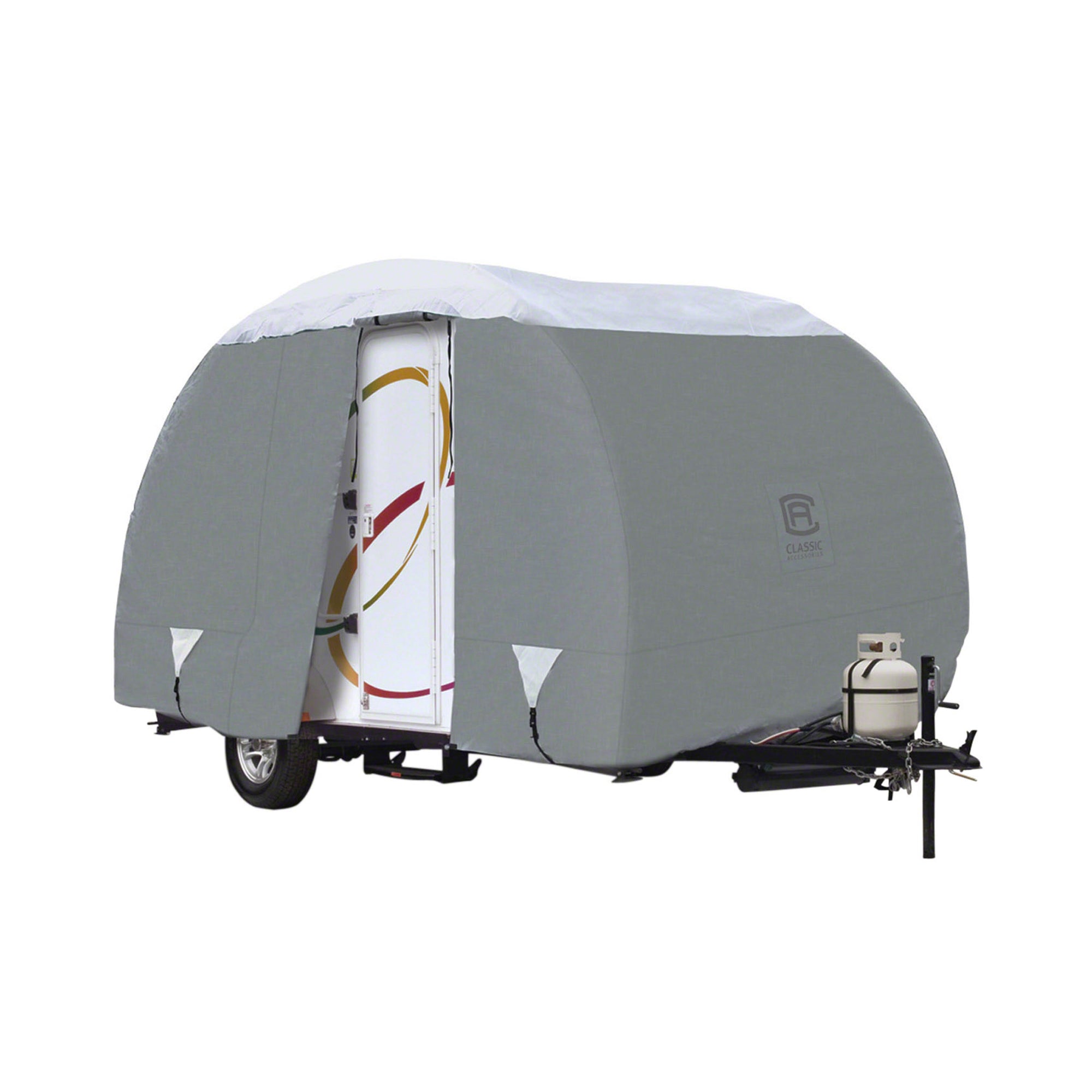 Classic Accessories 80-199-151001-00 PolyPRO 3 R-Pod Trailer Cover - 16' 7" to 18' 8"