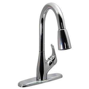 Phoenix Faucets by Valterra PF231561 Single-Handle Pull Down Hybrid Kitchen Faucet with Spray Shut-Off - Rubbed Bronze