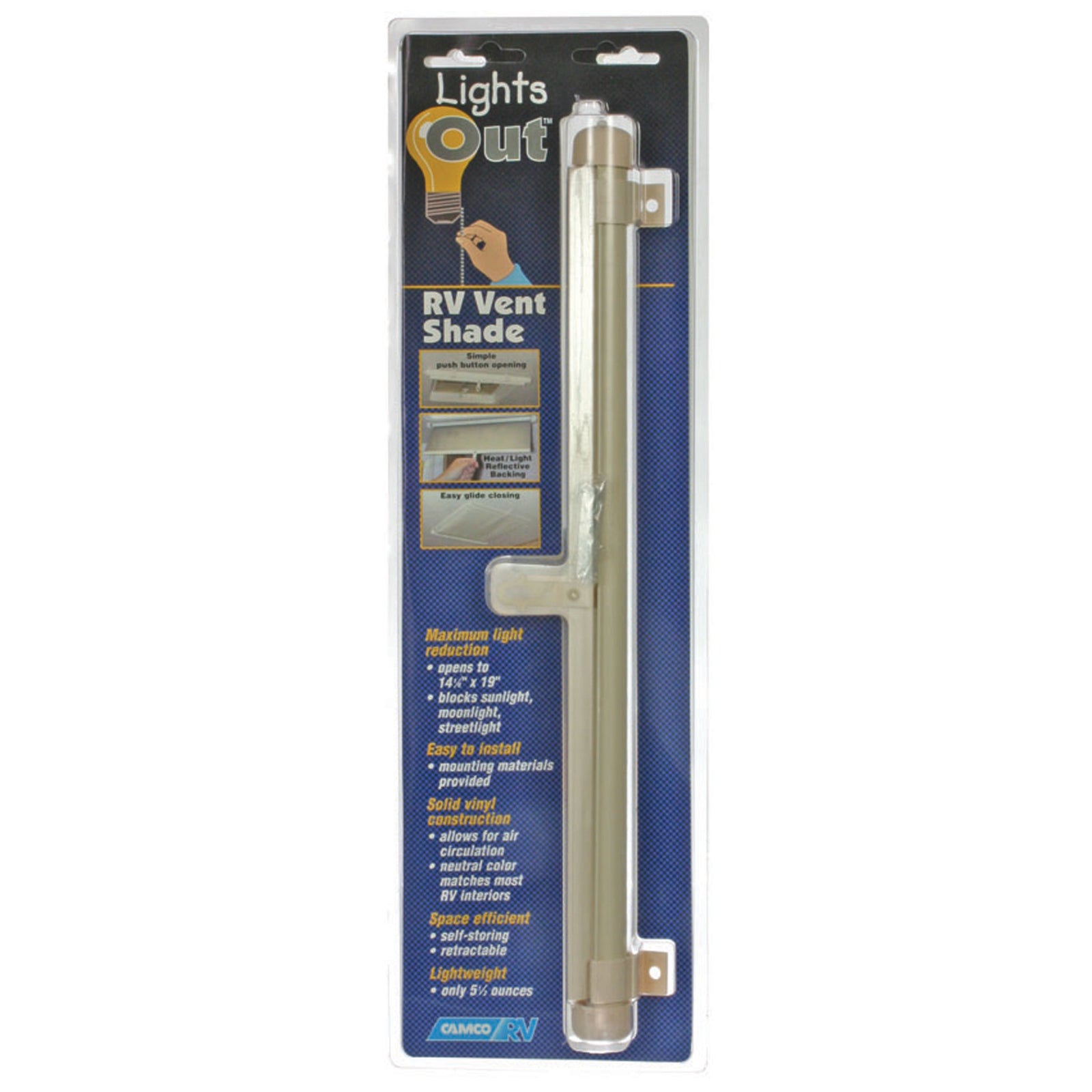 Camco 42913 Vent Shade