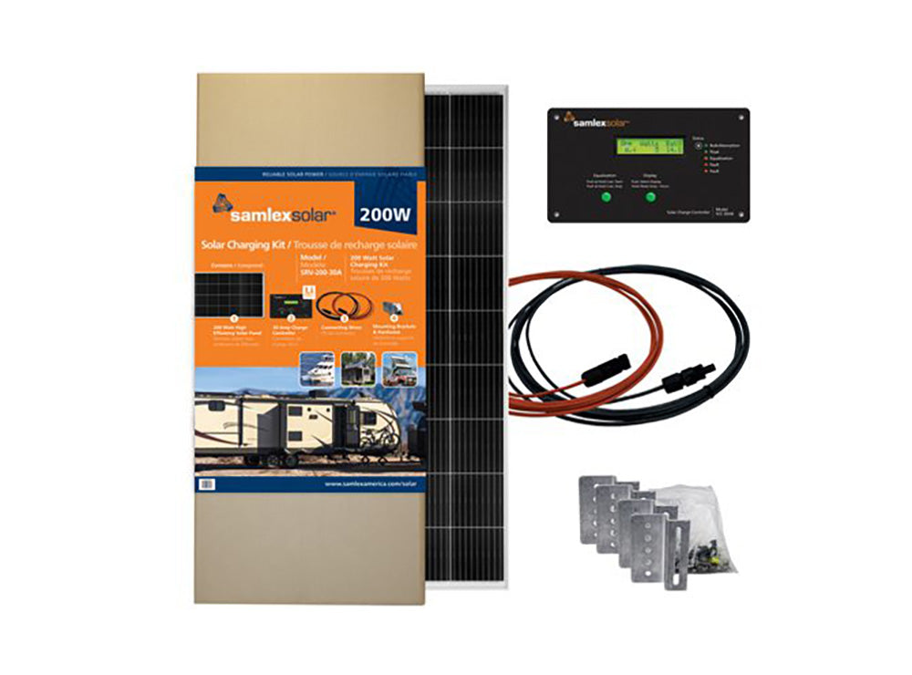 Samlex SRV-200-30A 200 Watt Solar Charging Kit