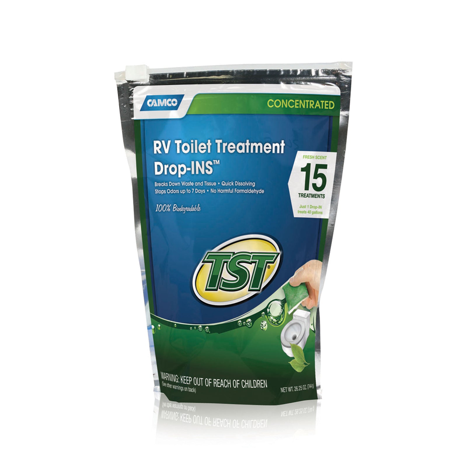 Camco 40264 TST Max Drop-Ins - Pack of 15