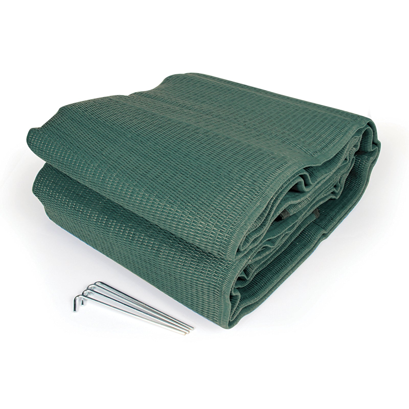 Camco 42820 Reversible Awning Leisure Mat - 9' x 12', Green
