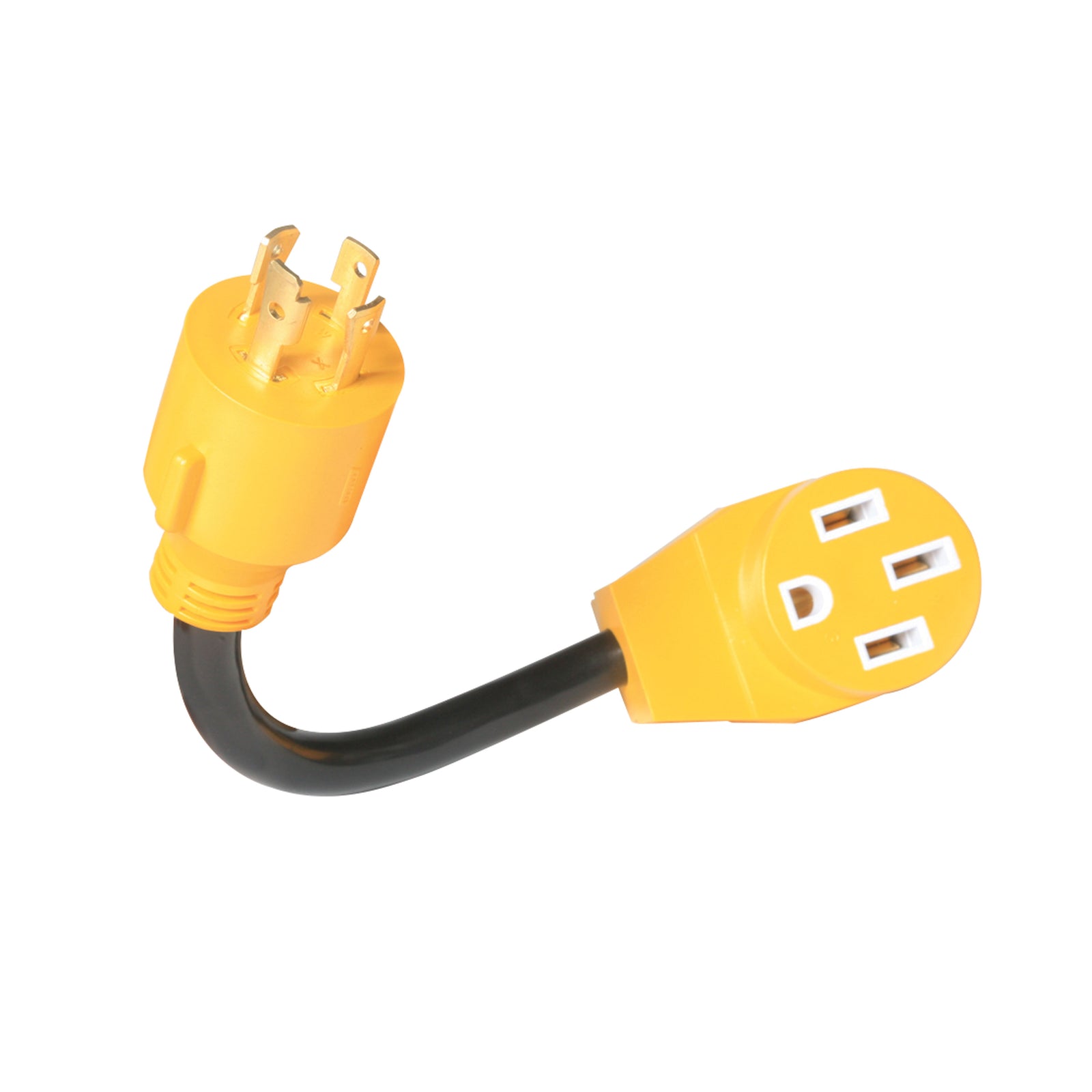 Camco 55422 Power Grip 4-Prong Generator Adapter