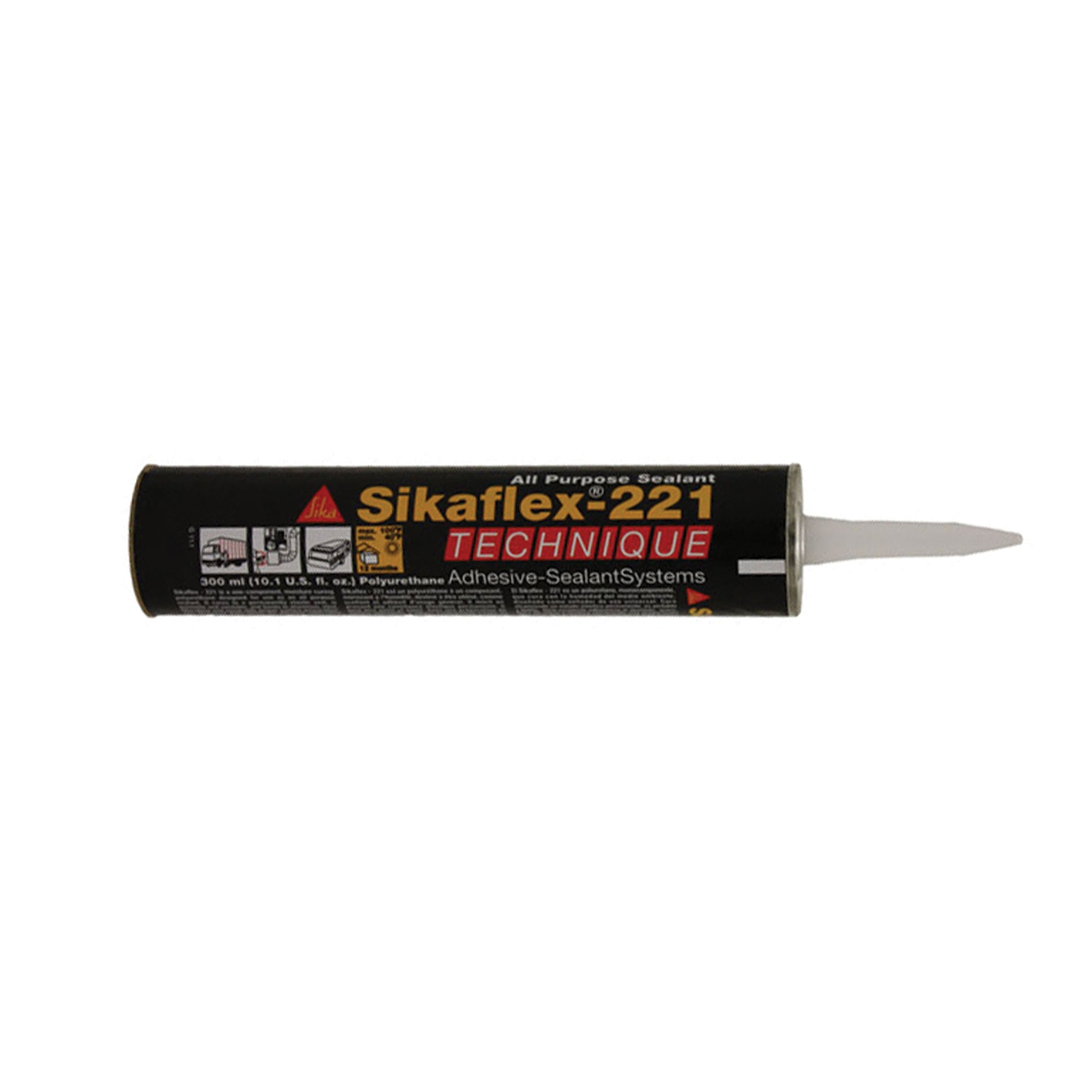 AP Products 017-90893 Sikaflex-221, Black