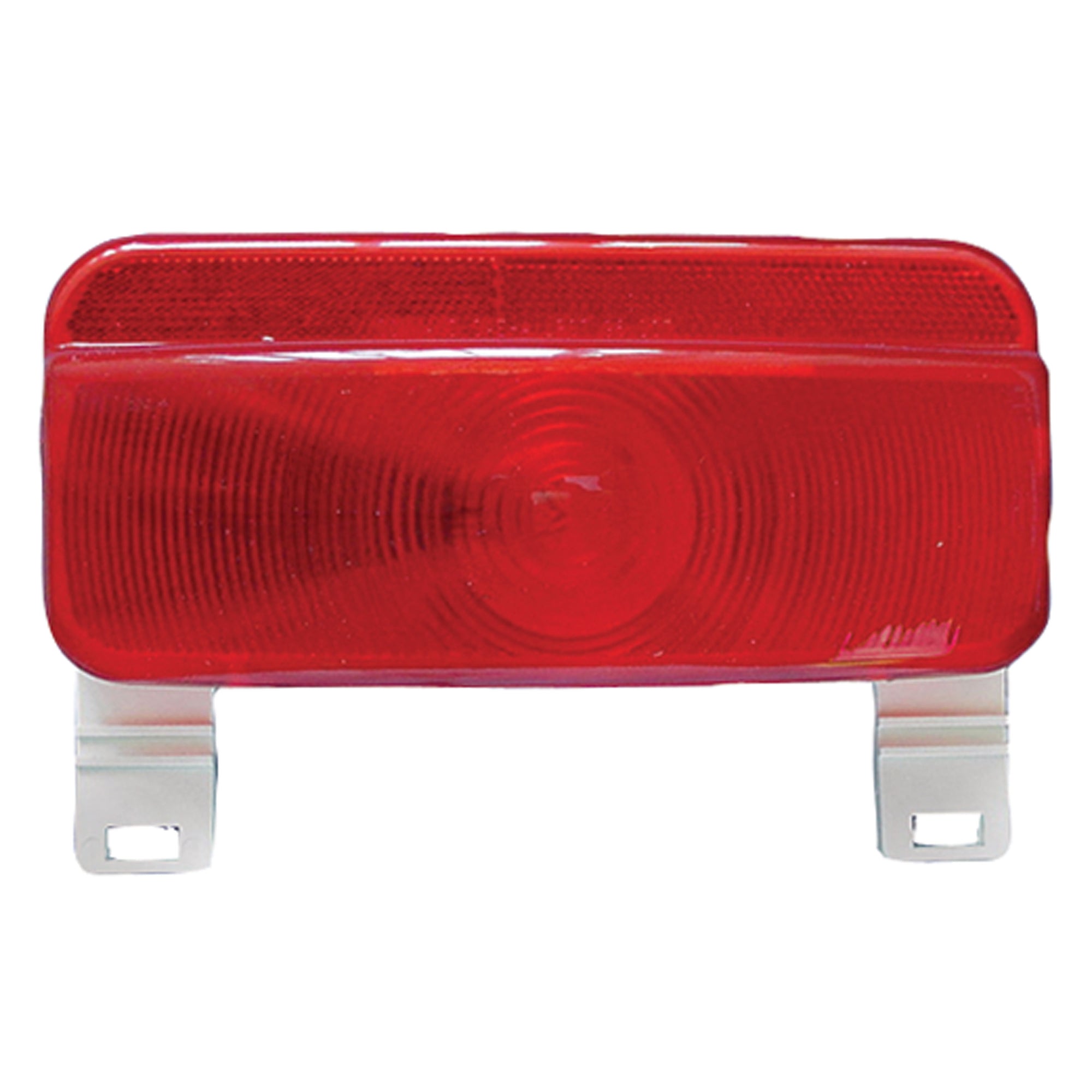 Fasteners Unlimited 003-81L Command Electronics Surface Mount 12 Volt Taillight - White Base And License Bracket, Packaged