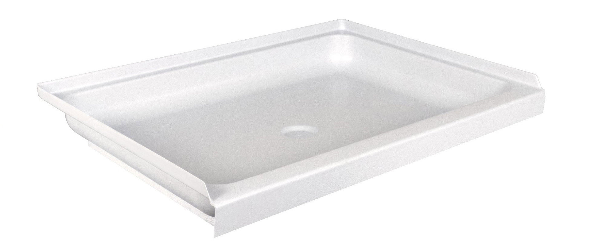 Icon 15236 Shower Pan Assembly SP2432-PW, Center Drain