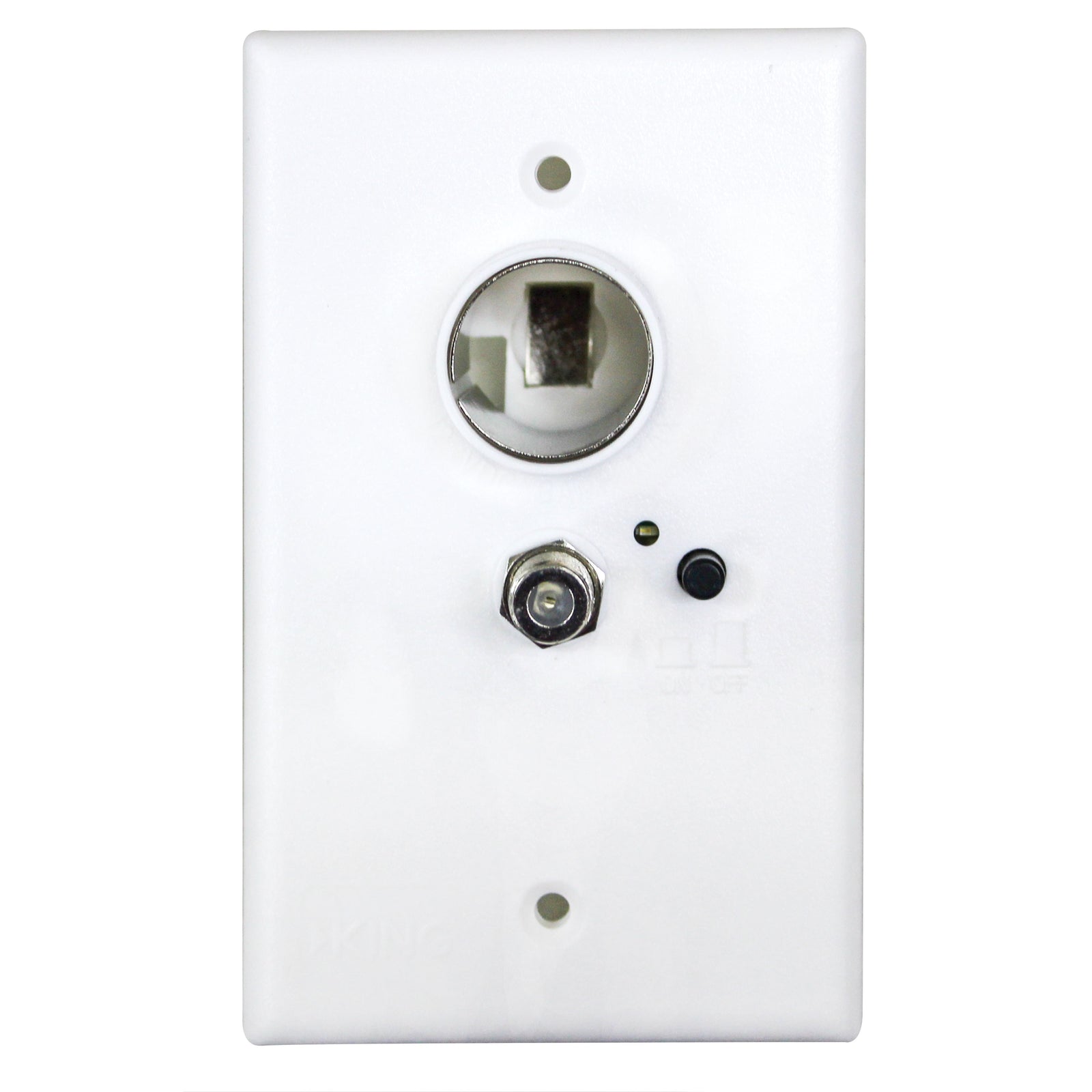 KING 21253 Power Injector with 12V DC Power Supply - White