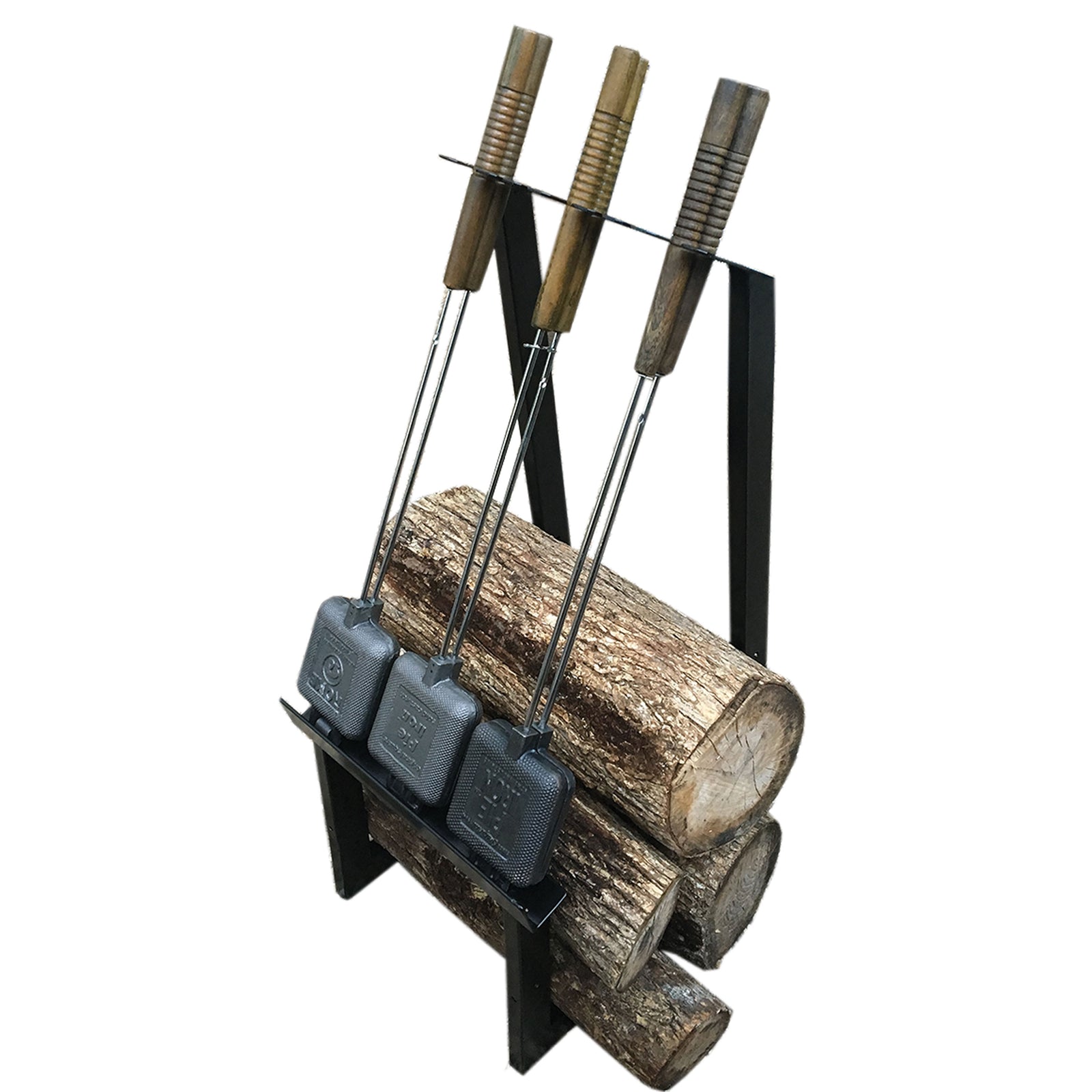 Rome 1986 Firewood And Pie Iron Rack