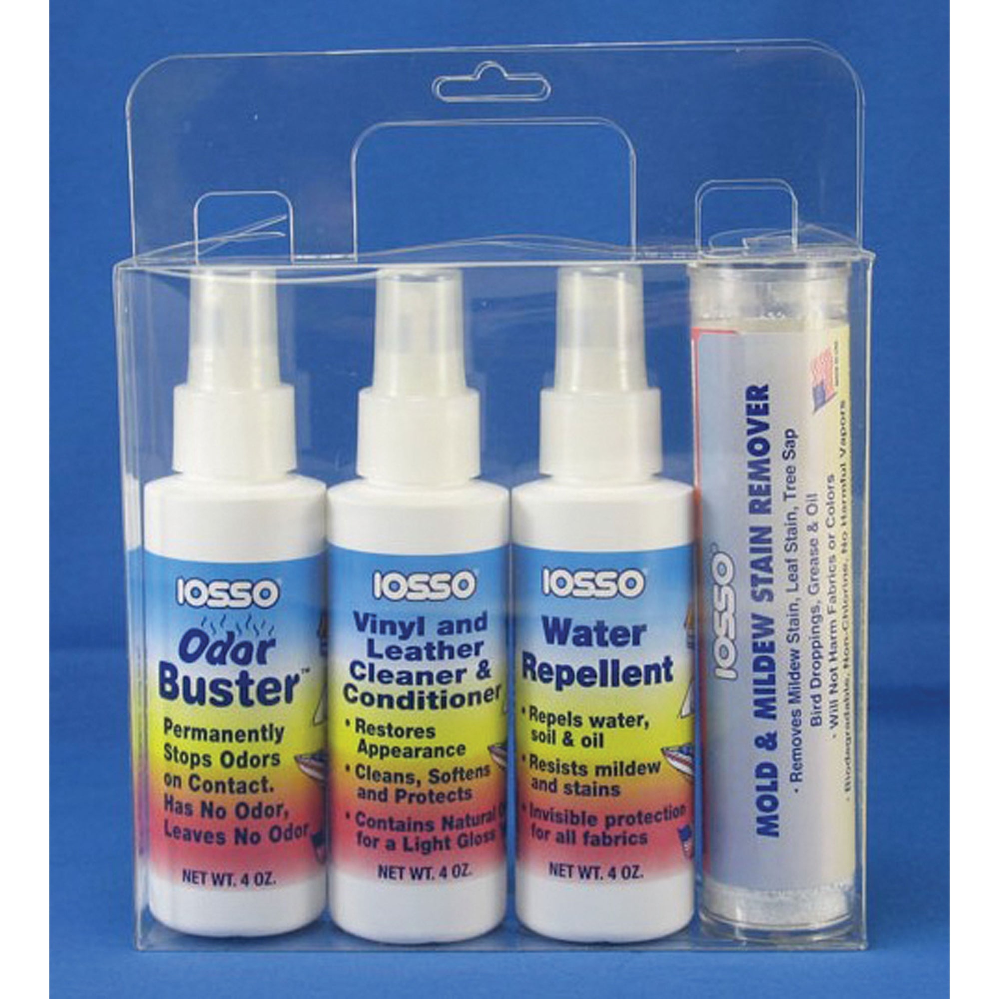 Iosso Products 12100 Boat/RV/Vehicle Cleaning Product Trial Size Package