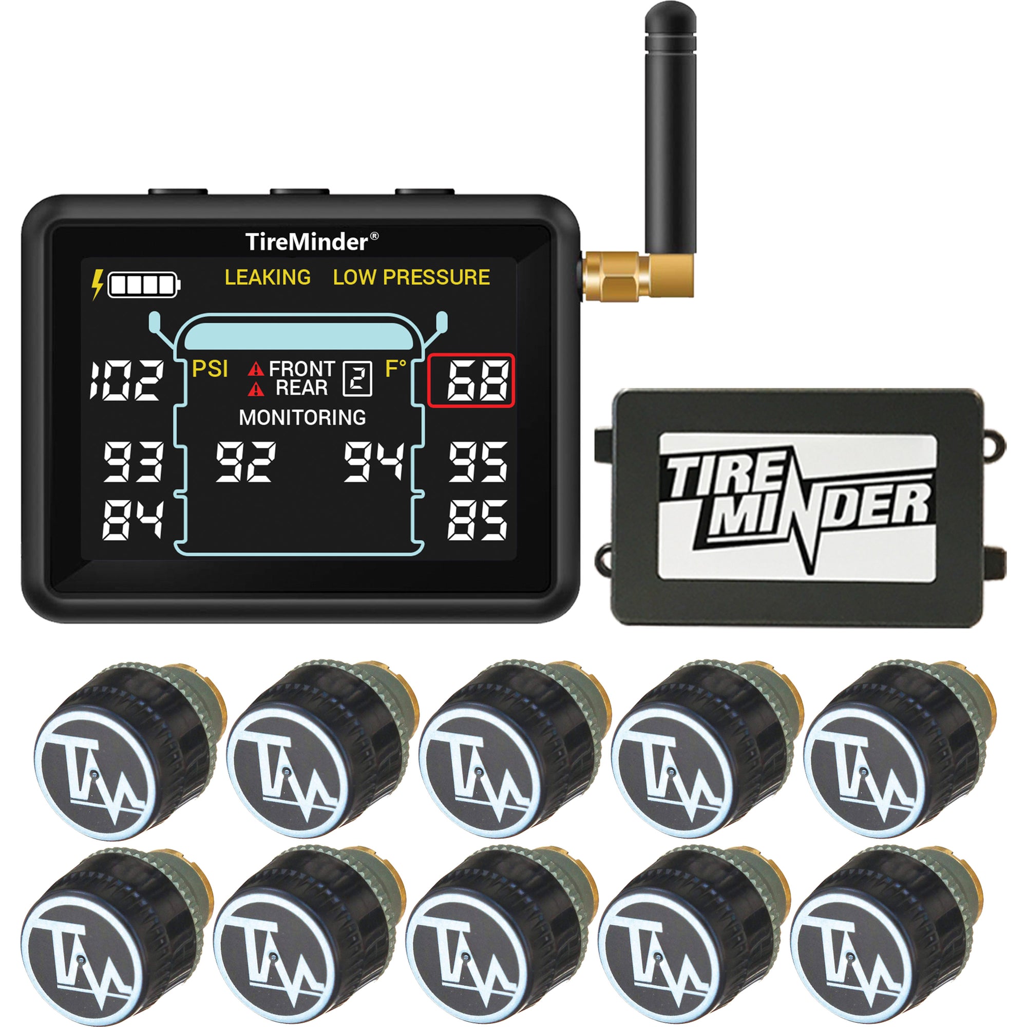 Minder Research TM22143 TireMinder i10 RV TPMS with 10 Transmitters