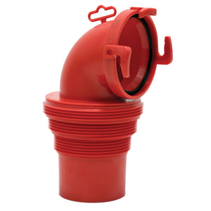 Valterra F02-3112 EZ Coupler 90° Bayonet Sewer Fitting - Red