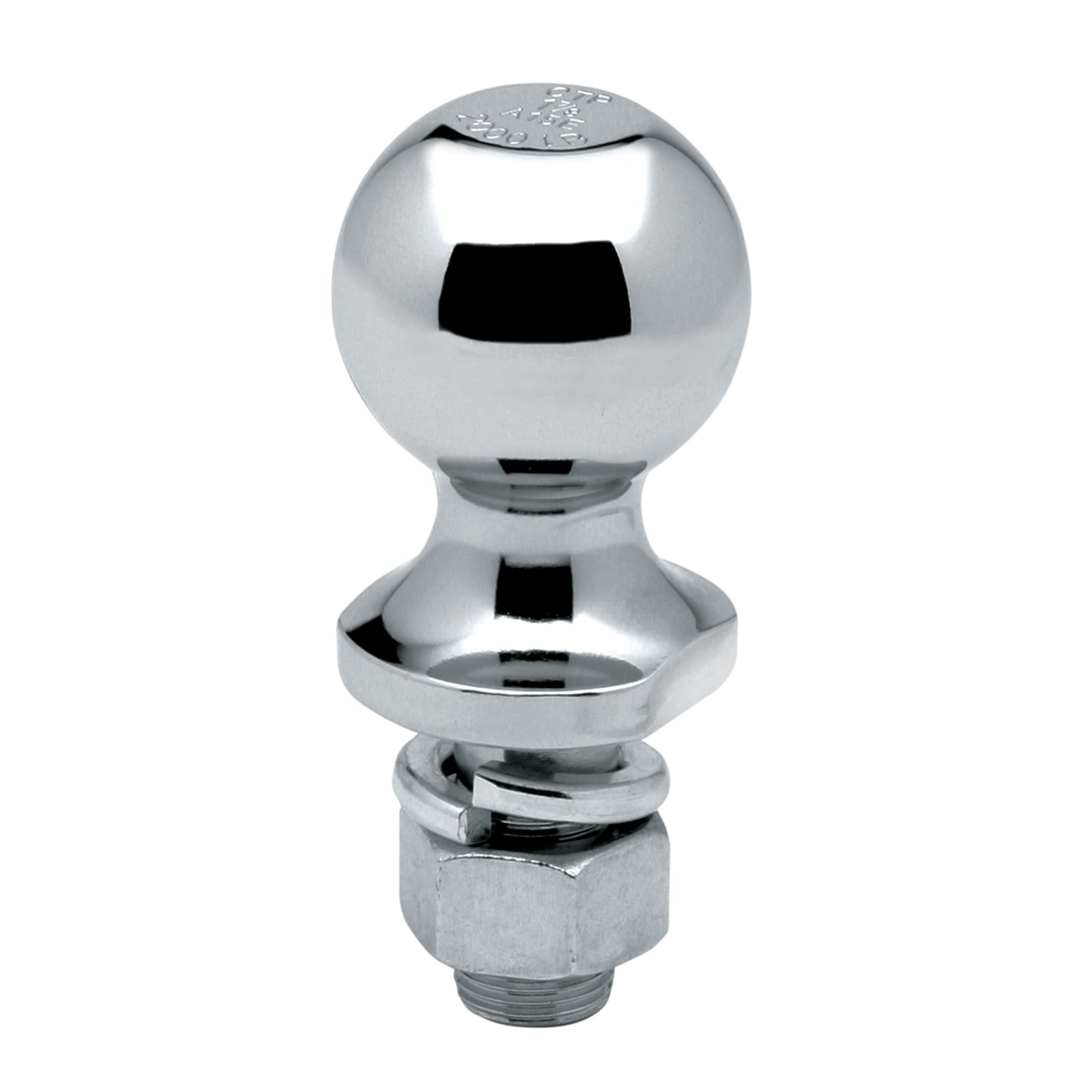 Reese 63908 Class IV Hitch Ball - 2-5/16" Ball x 1" Shank x 2-1/8" Shank Length, 7,500 lbs. GTW, Chrome
