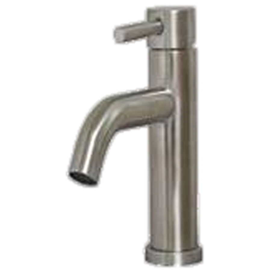 Empire Faucets VF77-BN-A 6-3/4" RV Bathroom Metal Vessel Faucet with Optional Deckplate - Brushed Nickel