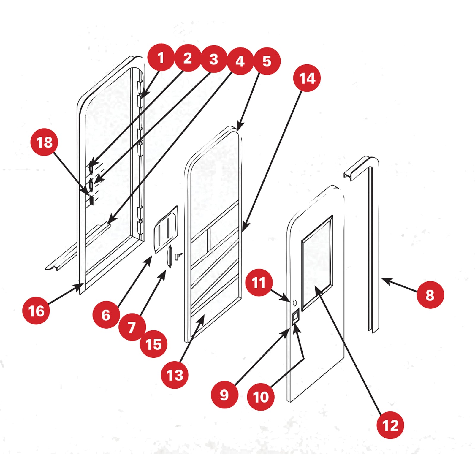 Dexter Axle 4264 5050 Strike Plate F/KXK