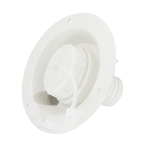 Valterra A01-2003VP Gravity Water Inlet - White (Carded)