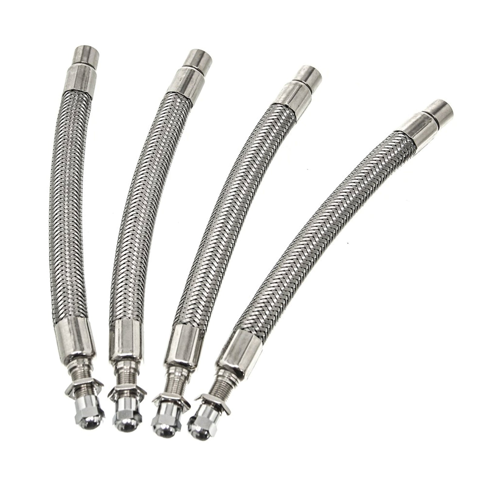 Wheel Masters Hose, 7 in. Stainless Steel - 4 Pack