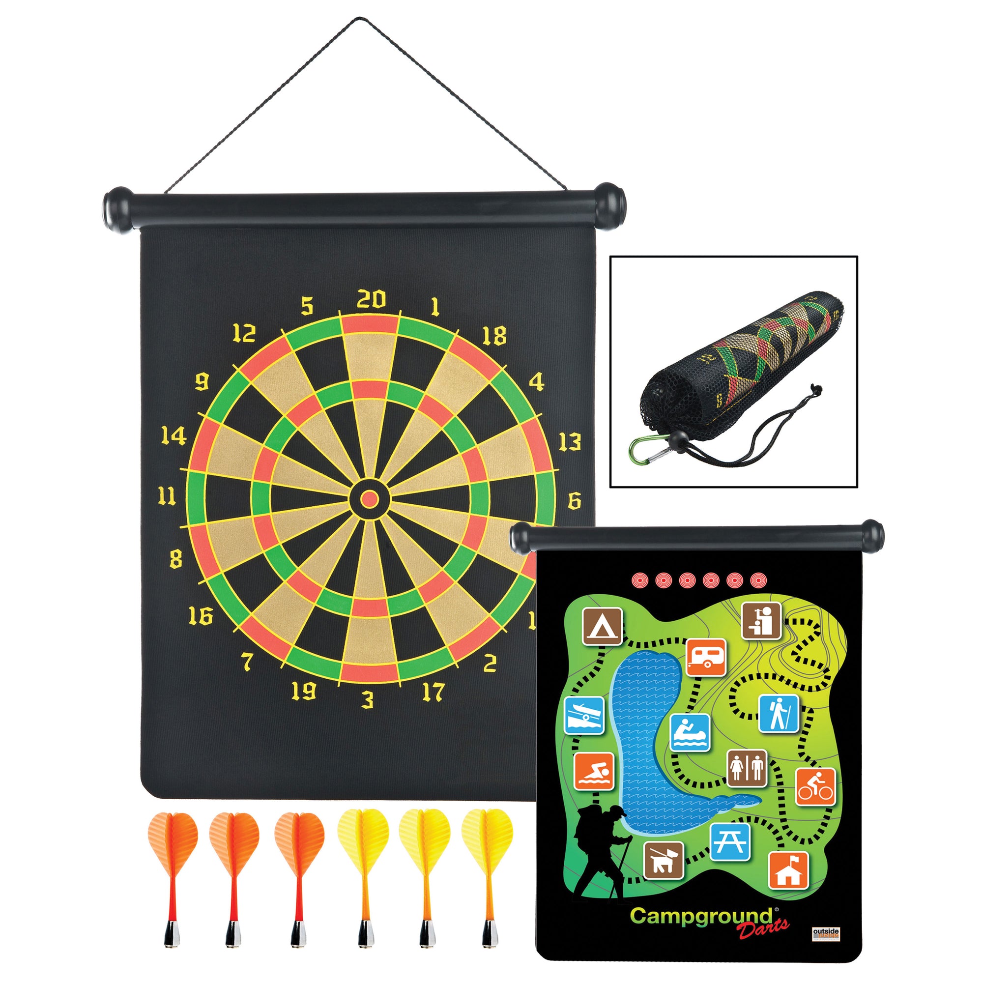 Outside Inside 99950 Backpack Campground Magnetic Darts