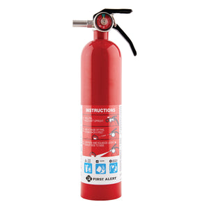 First Alert FE1A10GOWA General Purpose Fire Extinguisher 1-A:10-B:C - White