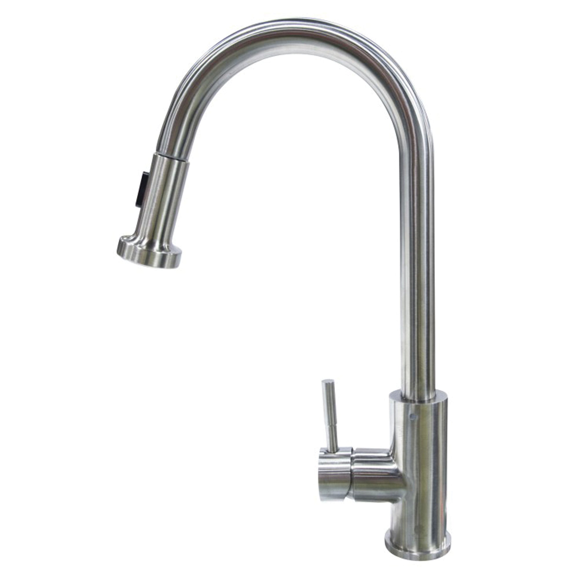 Lippert 719326 Pull Down Sprayer Faucet - Single Hole, Stainless Steel