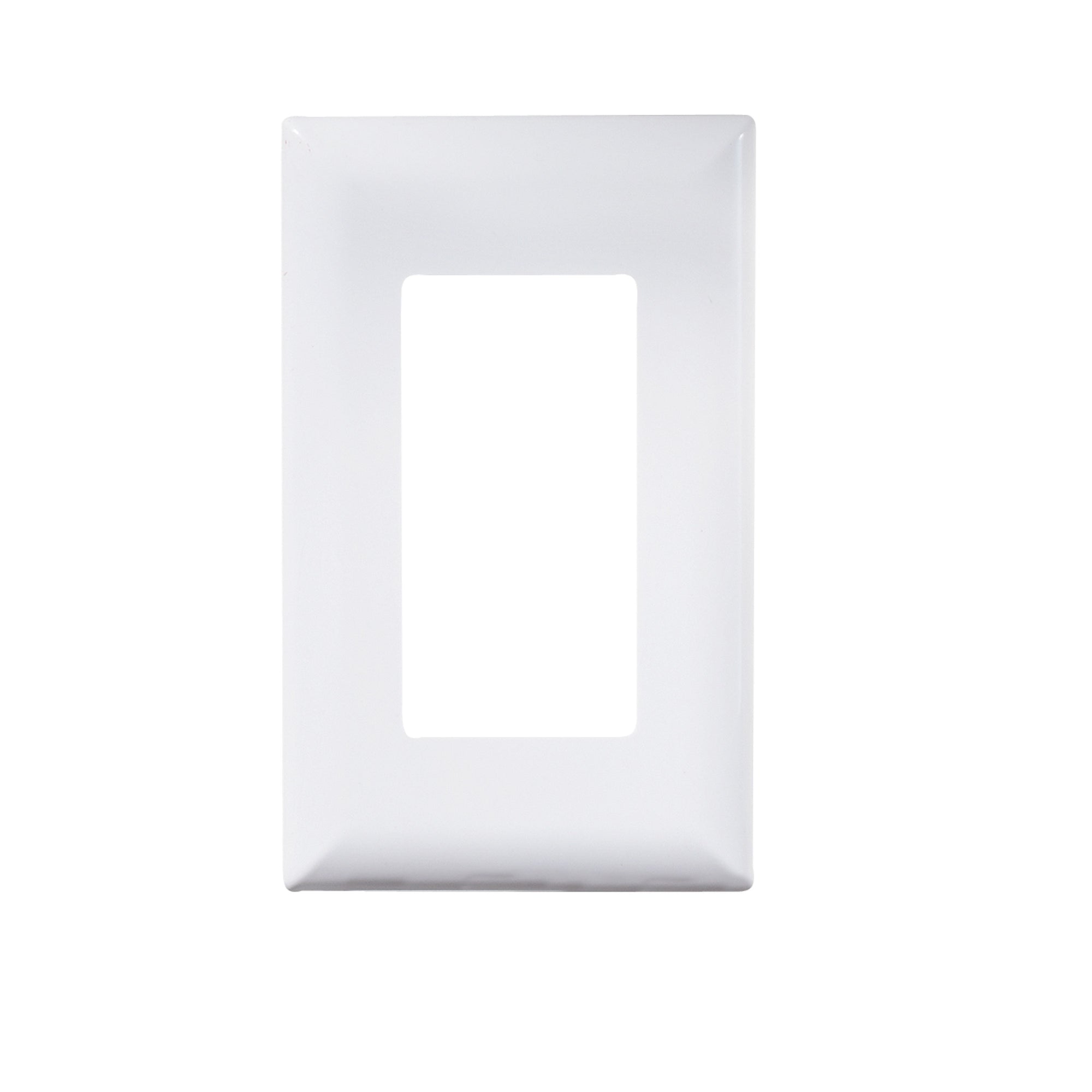 RV Designer S849 AC Contemporary Cover Plate - White