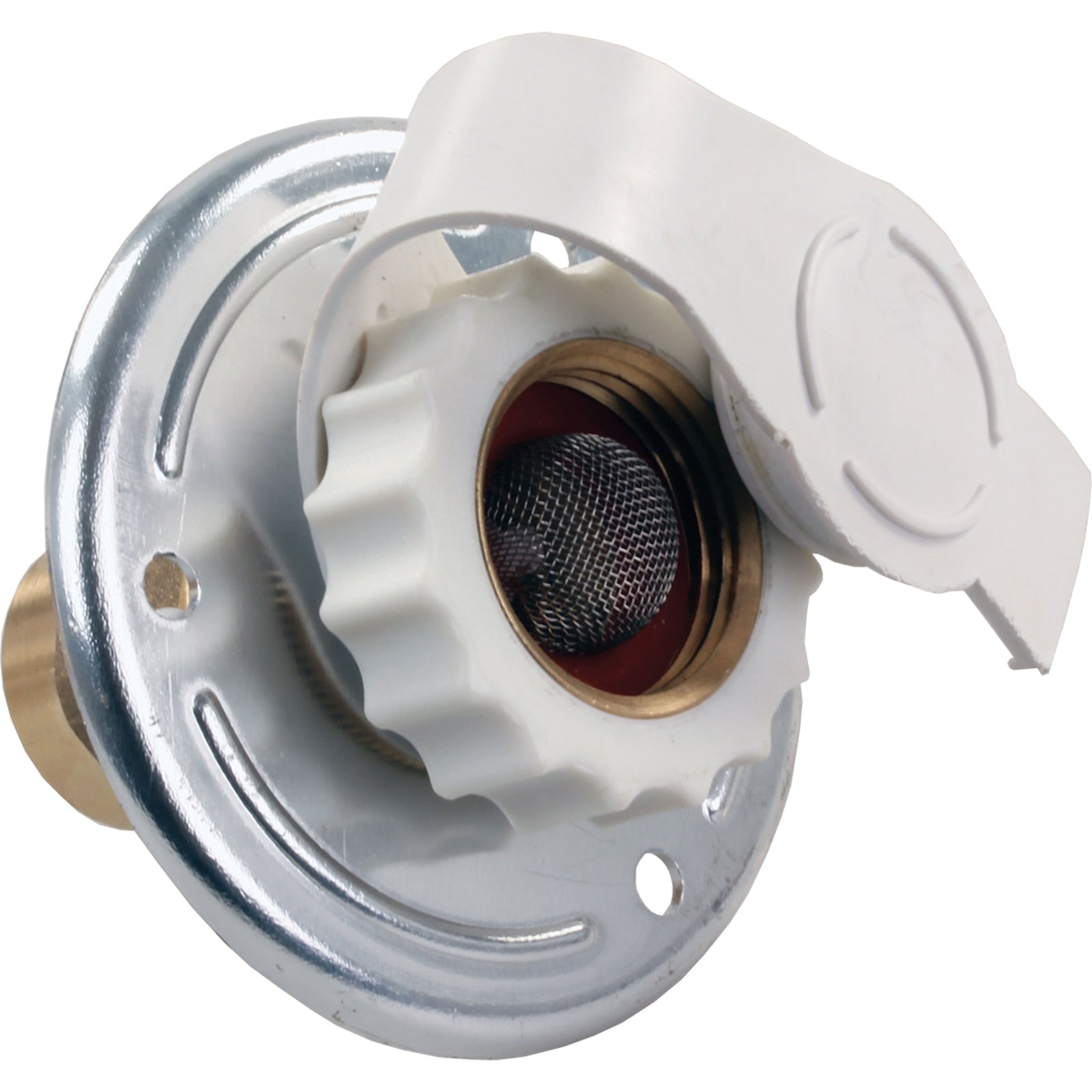 JR Products 62175 Aluminum City Water Flange - 1/2" FPT x 3/4"